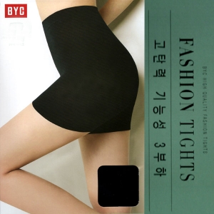 BYC 스타킹소재3부타이즈1종GTT1150 FREE 블랙_이미지