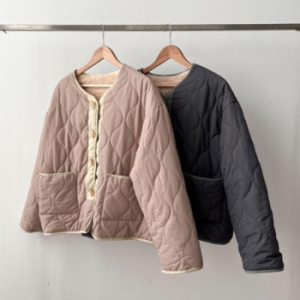 빅사이즈사랑해요 Q185L311 양면덤블누빔경량점퍼 BN 11637497