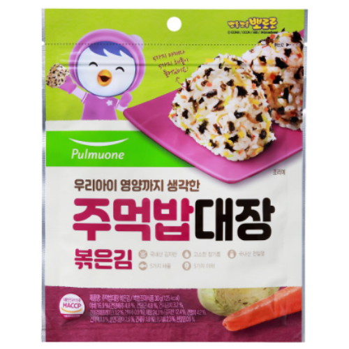 풀무원 주먹밥 대장 볶은김 30g (10개)_이미지