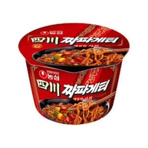 농심 사천요리 짜파게티 큰사발면 115g (15개)