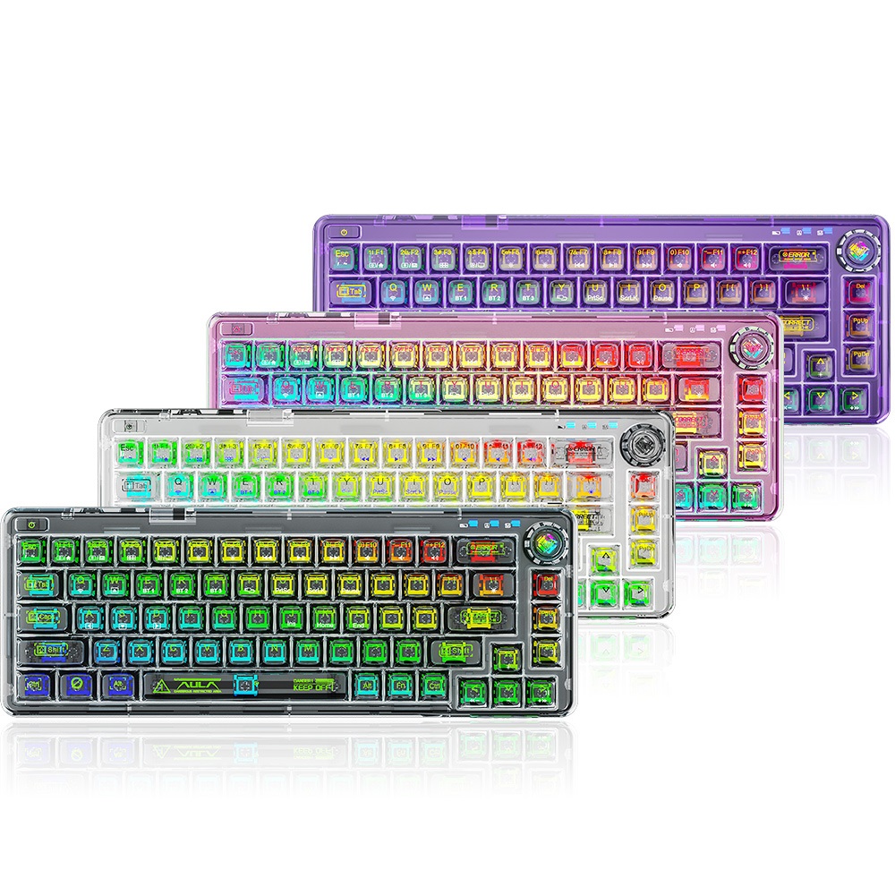 QSENN F68 유무선 기계식 (화이트)