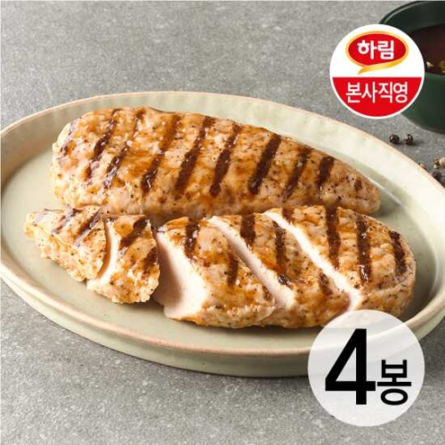 하림 맛닭가슴살  바베큐맛 100g (4개)
