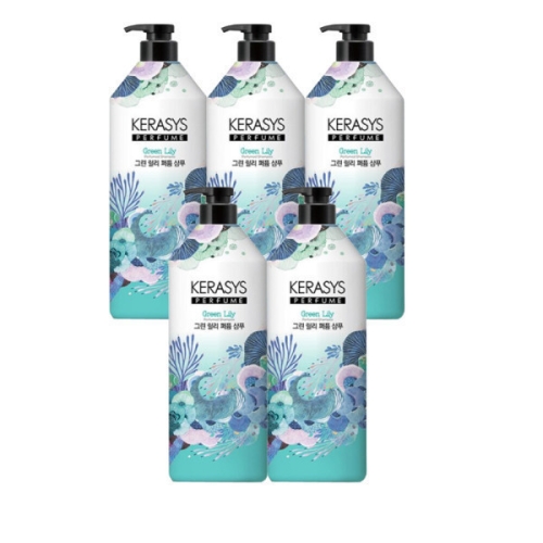 케라시스 그린 릴리 퍼퓸 샴푸 1000ml (5개)_이미지