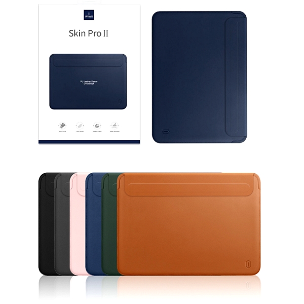 M1 맥북 에어/프로 스킨프로 2세대 가죽 노트북 파우치
