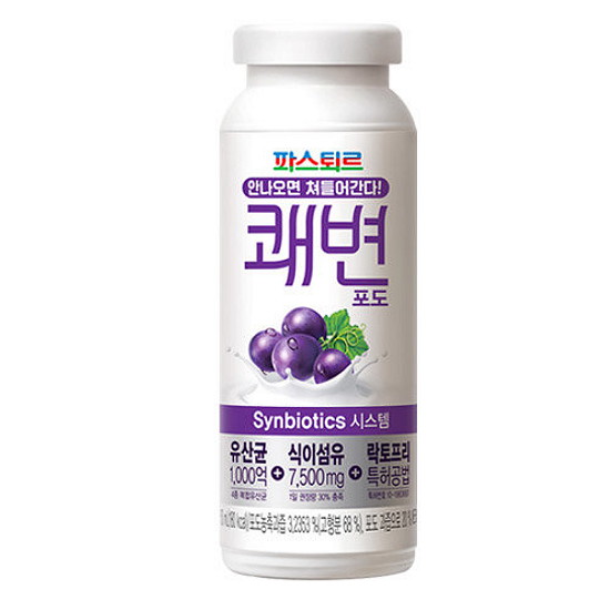 롯데푸드 파스퇴르 쾌변 요구르트 포도 150ml