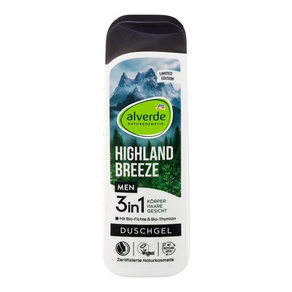 알베르데 맨 3in1 하이랜드 브리즈 샤워젤 250ml