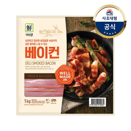 사조대림 대림선 베이컨 1kg (1개)