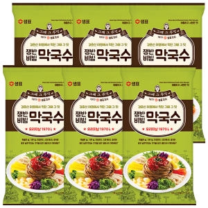 샘표식품 쟁반비빔 막국수 126g (6개)_이미지