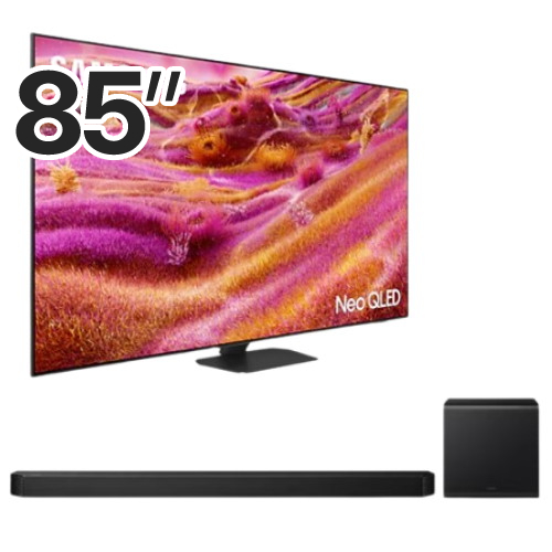 삼성전자 네오QLED KQ85QNF90AFXKR (스탠드+사운드바, HW-Q800F)