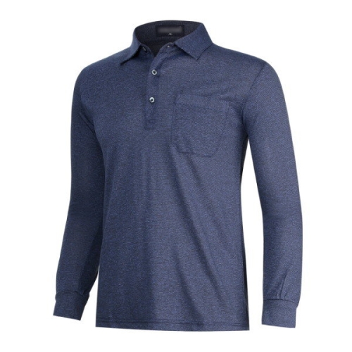 파파브로 남성 잔패턴 카라티 MB-KAA-511-네이비