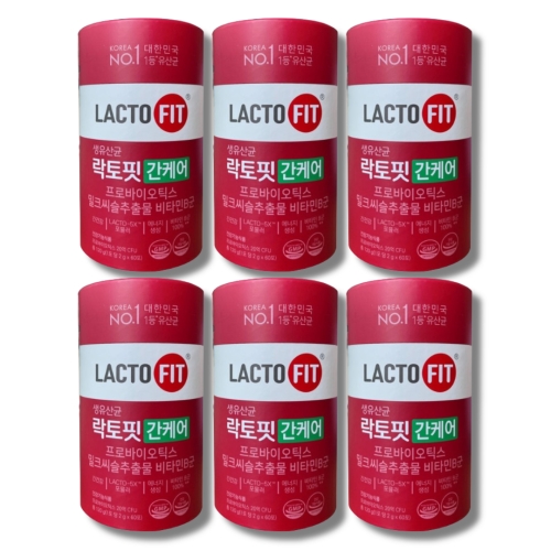 종근당건강 락토핏 간케어 유산균 2g 60포 (6개)