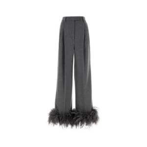 Grey cashmere wide-leg pant 24S P263HPSOOO133C F0031