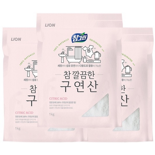 참그린 참 깔끔한 구연산 1kg (3개)_이미지