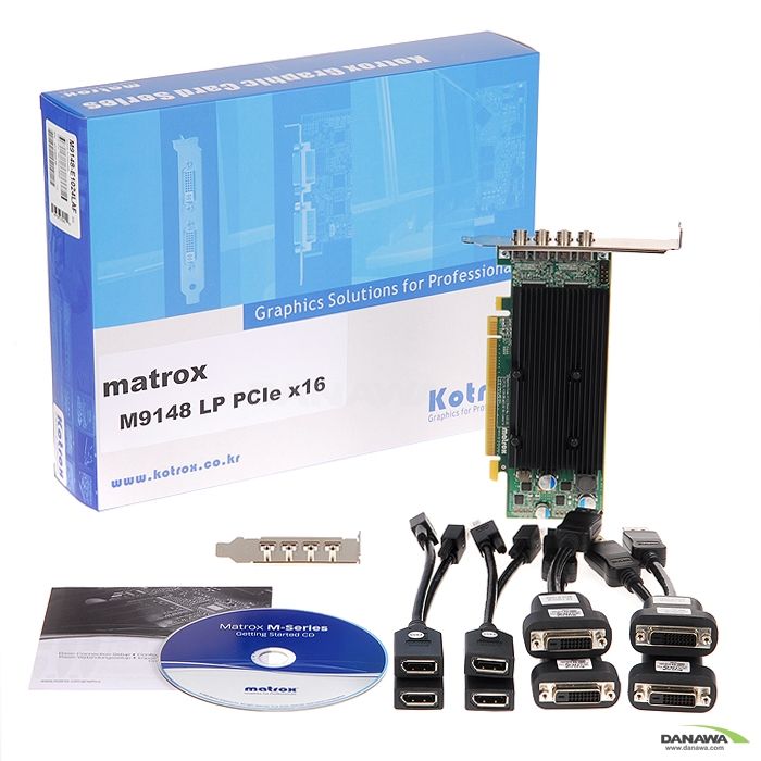 ��Ʈ�Ͻ� M9148 LP PCIe x16 1GB DP/DVI ��Ʈ�Ͻ�