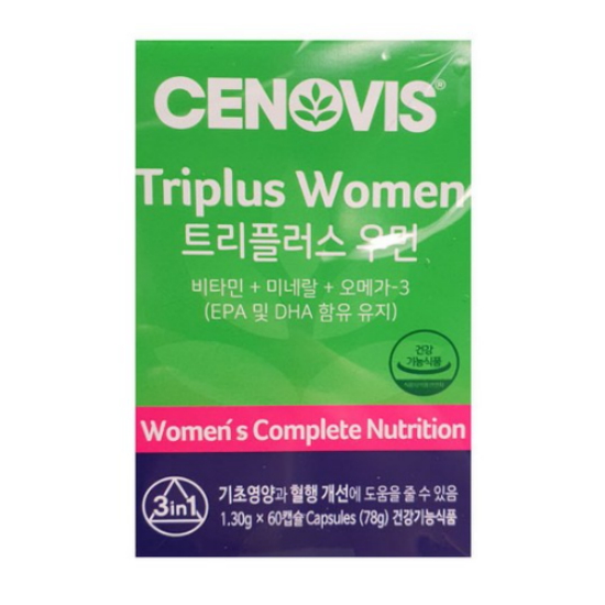 세노비스 트리플러스 우먼 60캡슐 (1개)
