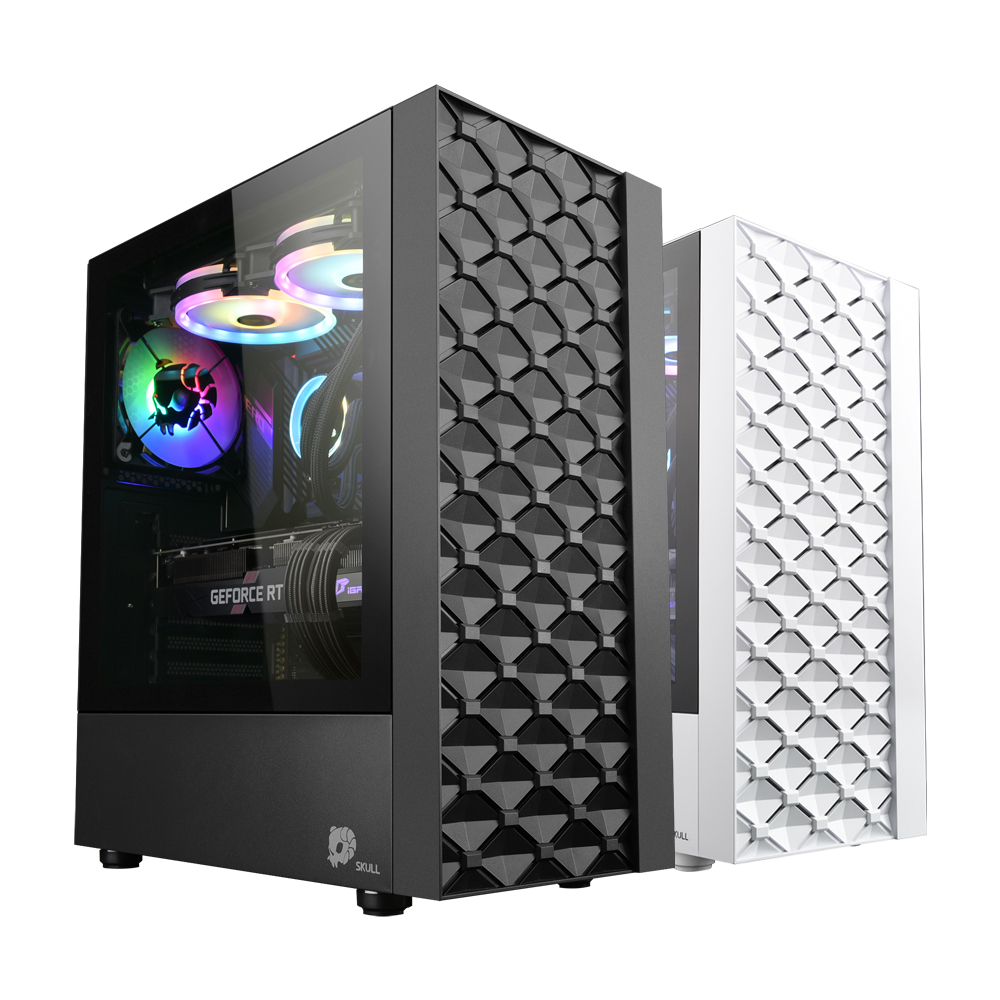 NEWZEN SKULL A30 6FAN 강화유리 (블랙)