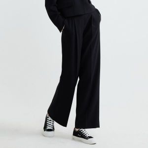 더틸버리 밴딩 배색 테이퍼드 팬츠 TP4M0SL51W_이미지