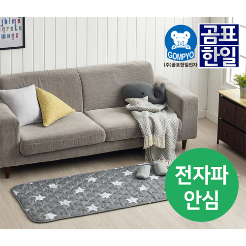곰표한일전자 웨이브스타 블랙 전기요 (소형, CU100)_이미지