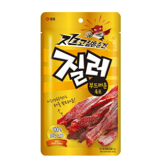 샘표식품 질러 부드러운 육포 70g (8개)