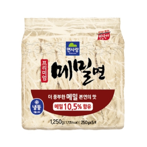 면사랑 프리미엄 메밀면 1.25kg (40개)_이미지