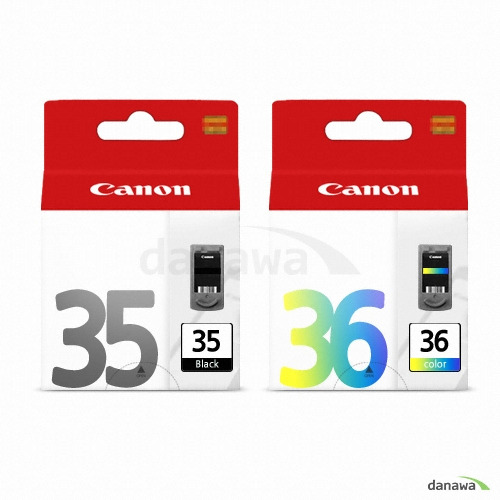 Canon 정품 PGI-35BK, CLI-36CL 세트