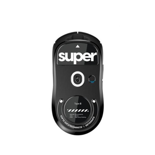 Pulsar 로지텍 GPRO X 슈퍼라이트 전용 슈퍼글라이드 글라스 마우스피트 블랙 (type-S)_이미지