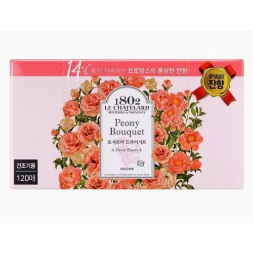 애경 르샤트라1802 드라이시트 피오니부케 120매 (2개)
