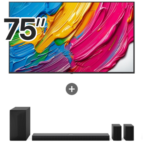 LG전자 QNED AI 75QNED65ABA (벽걸이+사운드바, S70TR)
