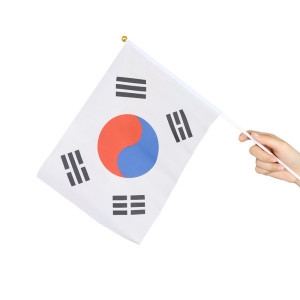 새로이벤트 태극기천수기 27X20 미니 행사용 응원 깃발 삼일절_이미지