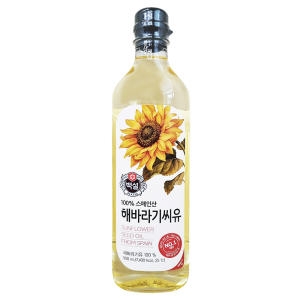 CJ제일제당 백설 해바라기유 900ml (1개)