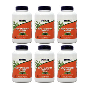 나우푸드 쏘팔메토 베리 550mg 250캡슐 (6개)_이미지