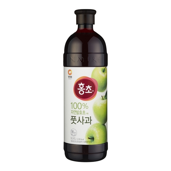 대상 청정원 홍초 풋사과 1.5L (1개)_이미지
