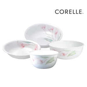 코렐 백합 신 1인 홈세트 4P