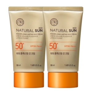 더페이스샵 내추럴선 에코 파워 롱 래스팅 선 크림 50ml (2개)_이미지