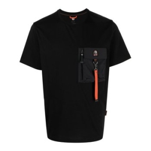 파라점퍼스 Short Sleeve T-Shirt PMTSRE07541 Black