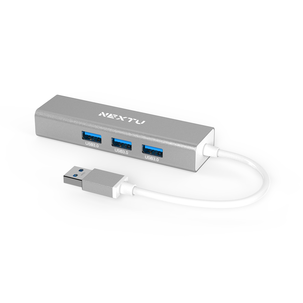 이지넷유비쿼터스 NEXTU NEXT-UH404LAN (4포트/USB 3.0)_이미지