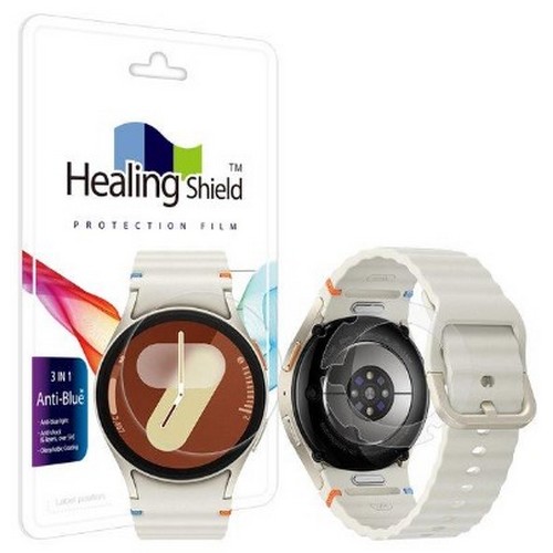 갤럭시워치7 블루라이트차단 액정보호필름2매+무광후면필름2매