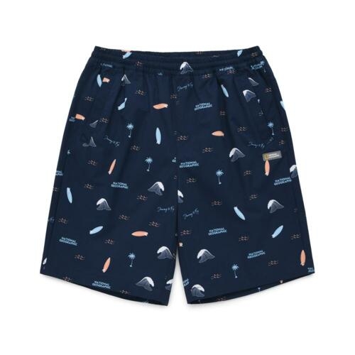 내셔널지오그래픽 키즈 K242UBS510 보드숏 프린팅 반바지 NAVY_이미지