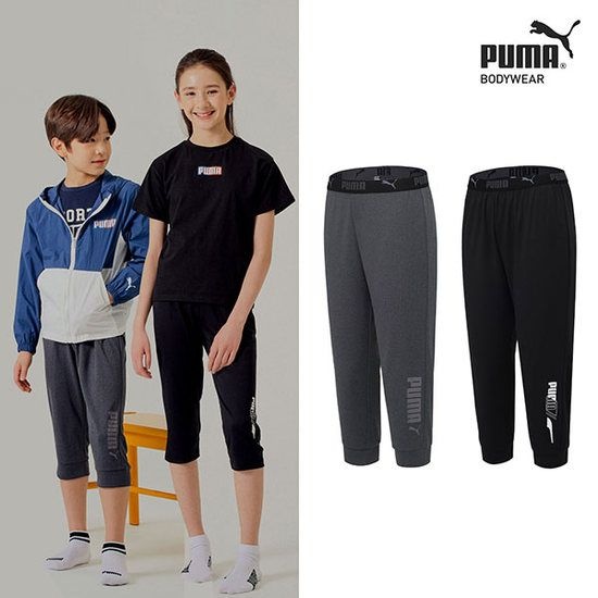 푸마키즈 주니어 드라이셀 조거팬츠 하의 2종 1871512