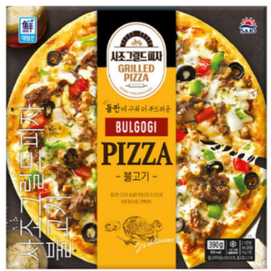 사조 그릴드피자 불고기 390g