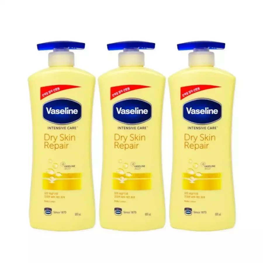 <b>바세린</b> 인텐시브 케어 드라이 스킨 리페어 바디로션 600ml