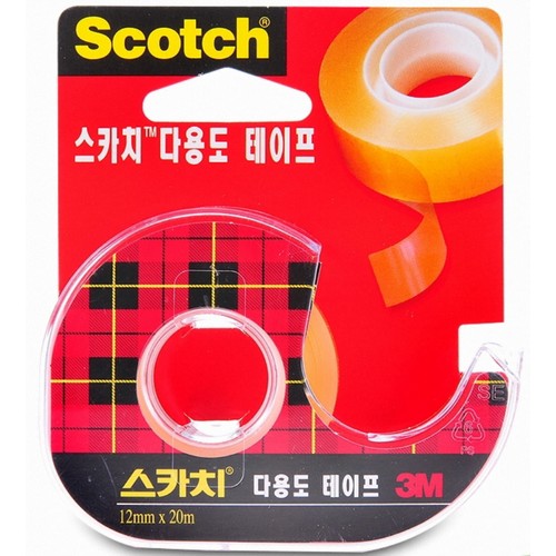 3M 스카치 522 다용도 테이프 12mm x 20m (144개)