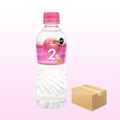 롯데칠성음료 2% 부족할때 복숭아 제로 350ml (20개)_이미지