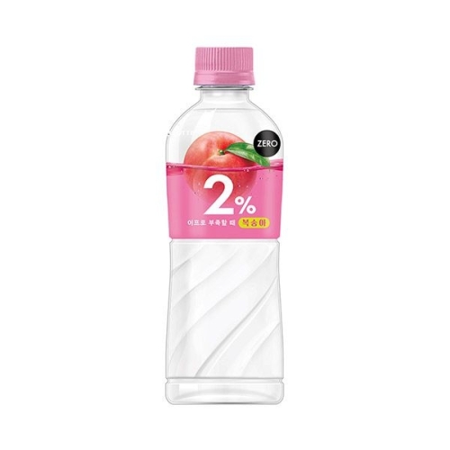 롯데칠성음료 2% 부족할때 복숭아 제로 350ml (20개)_이미지