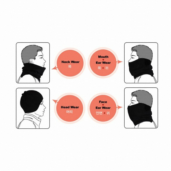 맥클라이드 이중 멀티 고급 넥워머 MN512_이미지