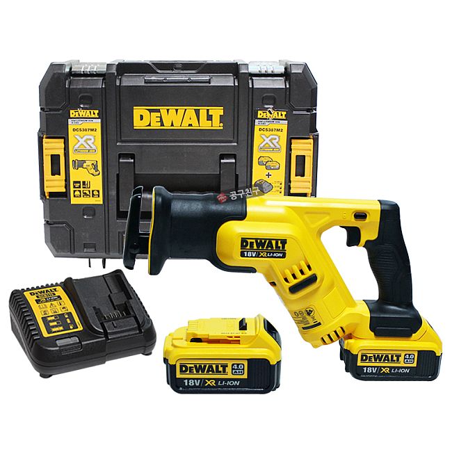 디월트 DCS387 (4.0Ah, 배터리 2개)