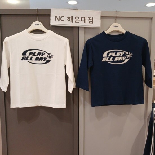 25년 여름 신상. 시원 보송한 키즈 주니어 최애 스쿨 데일리로 멋진 아이스 스킨 스포티 7부 티셔츠 OHLA25302 I..