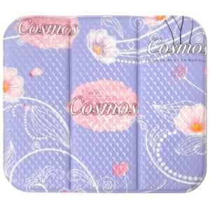 코스모스 3단 접이식 다용도 미니매트 1인용 사우나방석 양면 목욕방석 휴대용 쿠션방석 4768