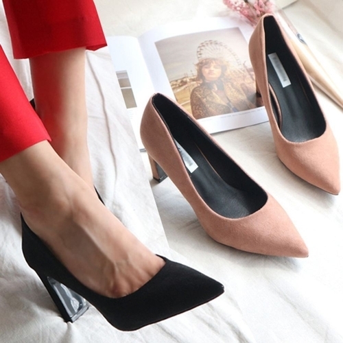 짝꿍닷컴 스웨이드 펌프스 225에서265까지 빅사이즈가능-WFI419K_이미지