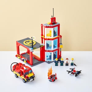 모던하우스 소방서놀이 블록세트 663PCS PY0425002_이미지
